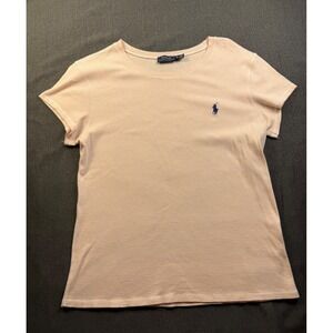 Polo Ralph Lauren Striped T-Shirt Blue Pony Logo Pink XL Menswear
